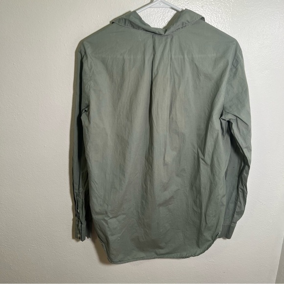 Lou & Grey Split Neck Tunic Top Light Green XS - Picture 5 of 9